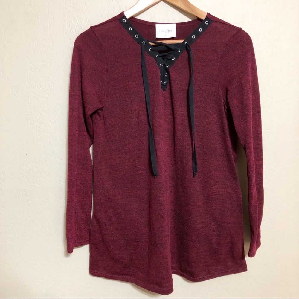 Anthropologie‎ Ella Mara Lace front Top